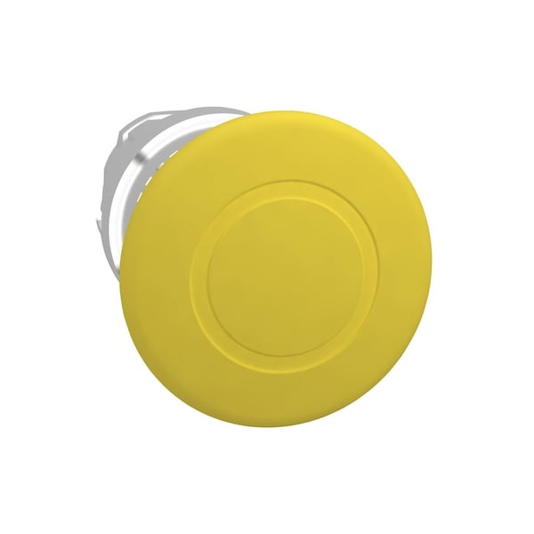 Botón de emergencia de setas de Schneider Electric de 40mm, Harmony XB4, metálico, amarillo, 22mm, de tracción - ZB4BT5.