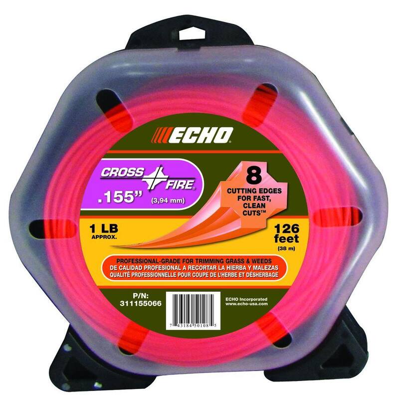 ECHO .155" Cross-Fire Trimmer Line (126 ft.) Large Clam - 311155066