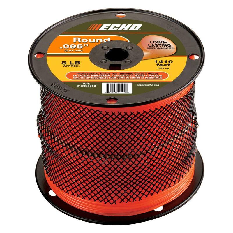 ECHO 0.095 in. x 1,410 ft. Large Spool Round Trimmer Line - 315095053