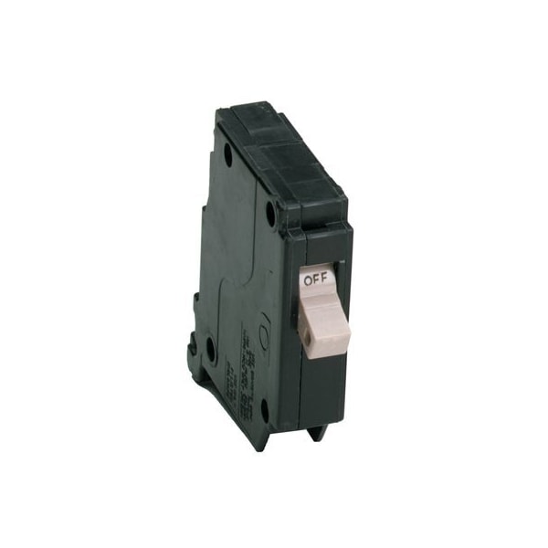 Eaton Circuit Breaker, CHF Series, 15A, 1 Pole, 120/240V AC, 10kA - CHF115CS