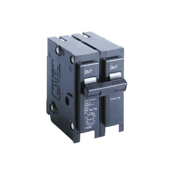 Eaton Circuit Breaker, CL Series, 40A, 2 Pole, 120/240V AC, 10kA - CL240CS