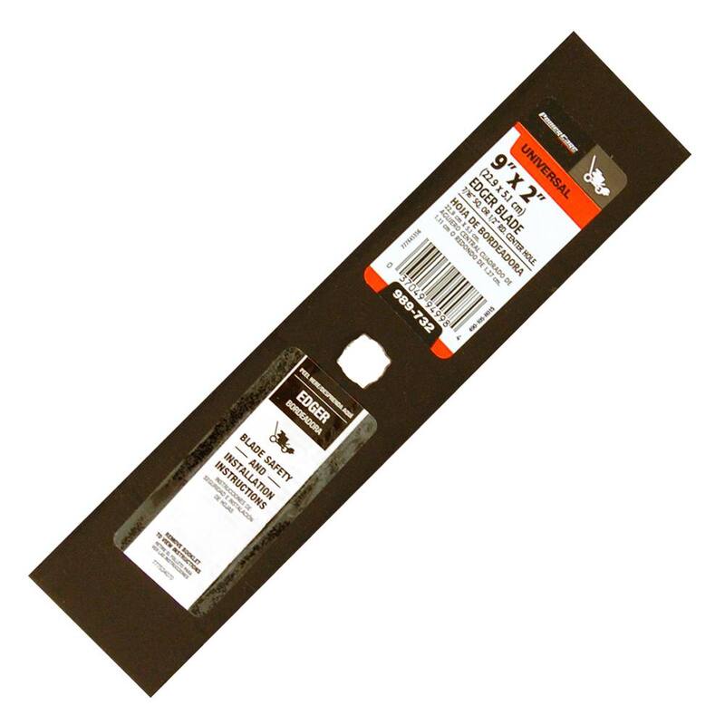 Powercare 9 in. x 2 in. Universal Edger Blade with 7/16 in. Square, or 1/2 in Round Connection - 490-105-H015