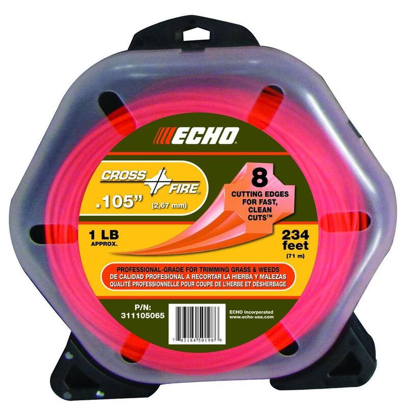 ECHO .105" Cross-Fire Trimmer Line (234 ft.) Large Clam - 311105065