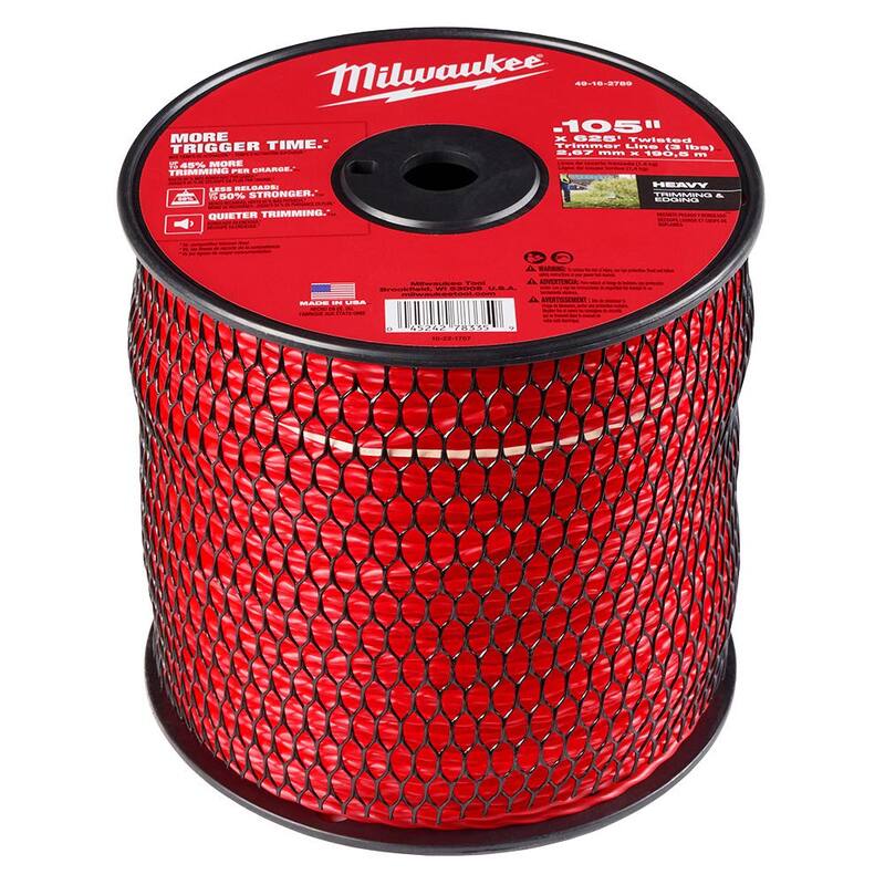 Milwaukee 0.105 in. x 625 ft. Trimmer Line Spool - 49-16-2789