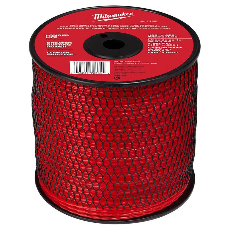 Milwaukee 0.105 in. x 625 ft. Trimmer Line Spool - 49-16-2789