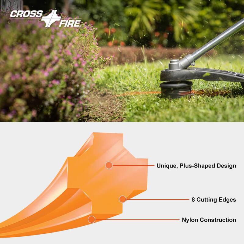 ECHO 0.095 in. x 1,410 ft. Large Spool Cross-Fire Trimmer Line - 316095053