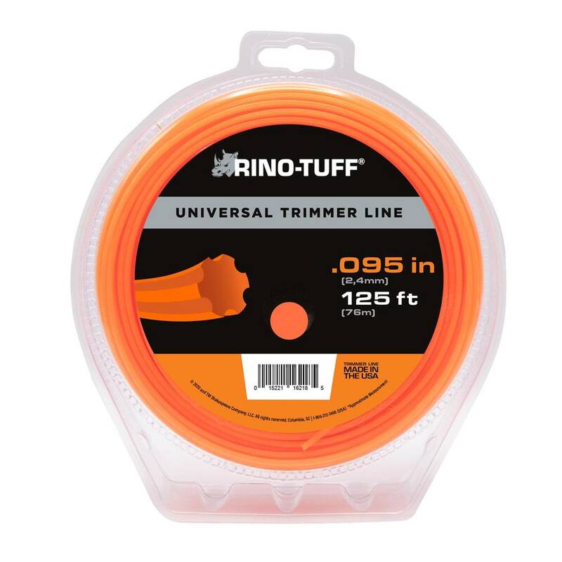 Rino-Tuff Universal Fit .095 in. x 125 ft. Gear Replacement Line for Gas and Select Cordless String Grass Trimmer Part/Lawn Edger - 16218A