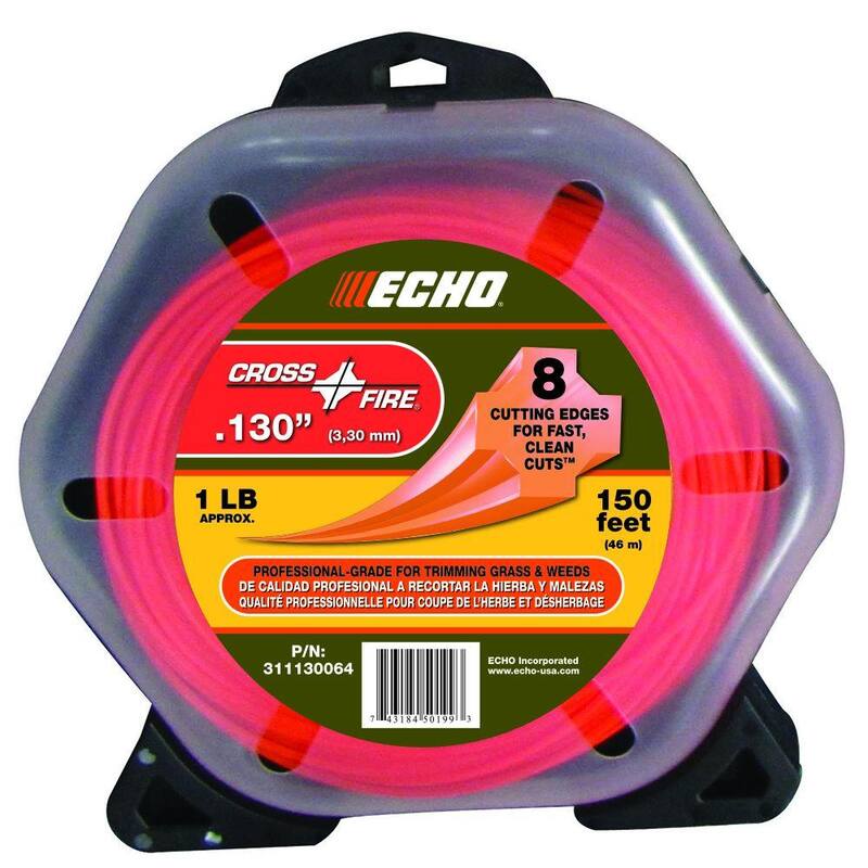 ECHO .130" Cross-Fire Trimmer Line (150 ft.) Large Clam - 311130064