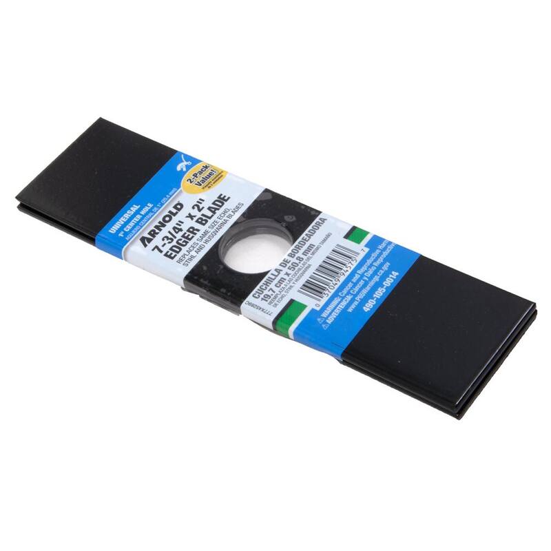 Arnold Universal 7-3/4 in. x 2 in. Edger Blade with 1 in. Connection (2 Pack) - 490-105-0014