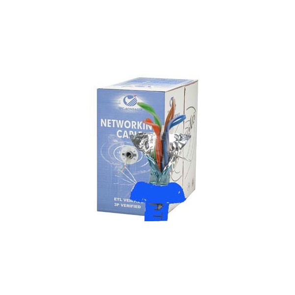 Bestlink Netware CAT5e Stranded Wire Bulk Cable Shielded, 26AWG CMH- 1000Ft- Blue - 100903BL
