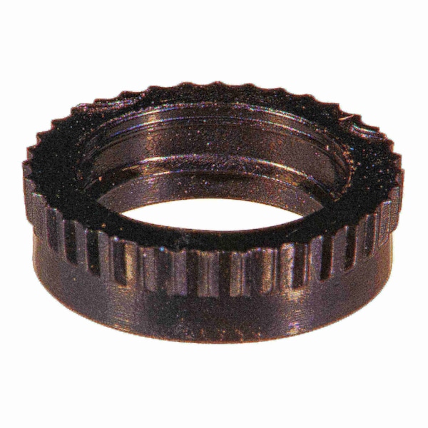 Tuerca de vestidura de plástico negro Midwest Fastener 3/8"-27 1 12PK - 65366