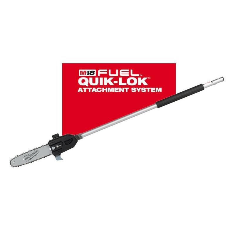 Milwaukee M18 FUEL QUIK-LOK 10 in. Pole Saw Attachment (Tool-Only) - 49-16-2720