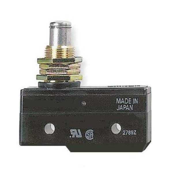 Interruptor de acción rápida industrial Omron, Montaje en panel, Actuador de émbolo, SPDT, Calificación de contacto de 20A @ 480V AC - A-20GQ