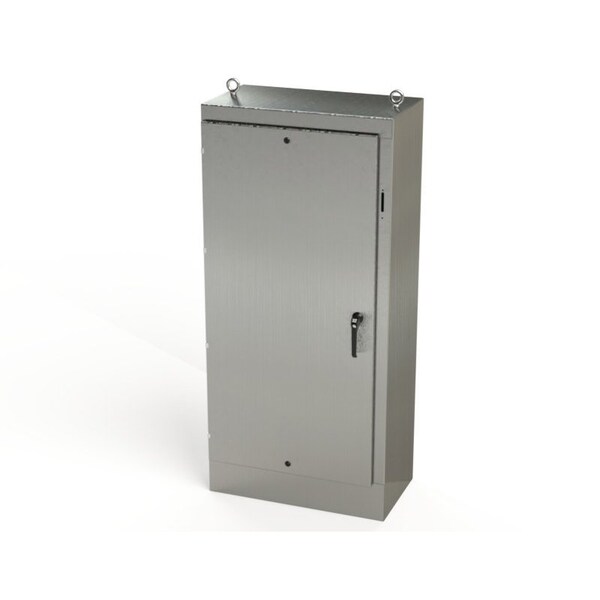 Saginaw Control & Engineering 304 Stainless Steel Electrical Enclosures, 72 in H, 18 in D, 33-1/2 in W, NEMA 3R, 4, 4X, 12, 13 - SCE-72XM3418SS