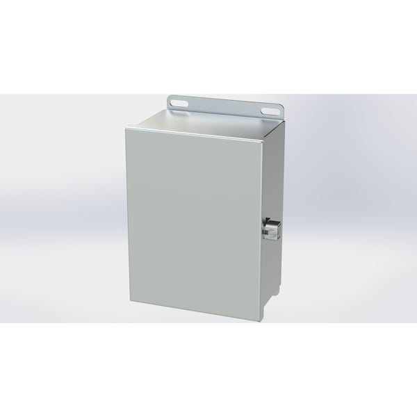Saginaw Control & Engineering 304 Stainless Steel Electrical Enclosures, 8.13 in H, 4 in D, 6 in W, NEMA 3R, 4, 4X, 12, 13 - SCE-8064CHNFSS