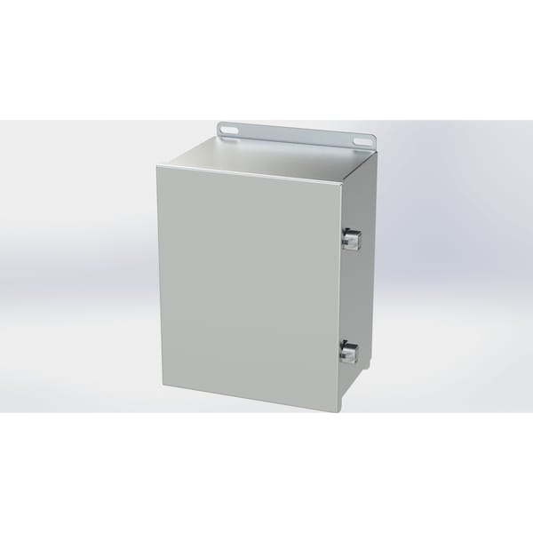 Saginaw Control & Engineering 316 Stainless Steel Electrical Enclosures, 10.13 in H, 6 in D, 8 in W, NEMA 3R, 4, 4X, 12, 13 - SCE-10086CHNFSS6