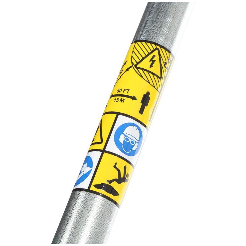 ECHO 8 ft. Power Pruner Pole Saw Attachment with 10 in. Bar and Chain for ECHO Pro Attachment Series - 99944200532
