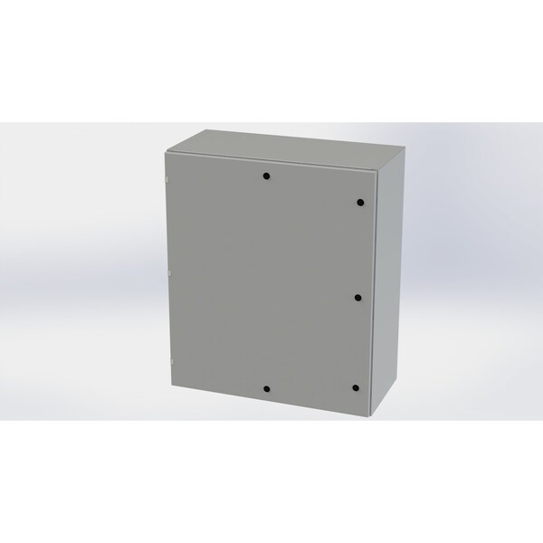 Saginaw Control & Engineering Carbon Steel Electrical Enclosures, 42 in H, 16 in D, 36 in W, NEMA 3R, 4, 12, 13, Hinged - SCE-42EL3616LP