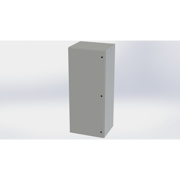 Saginaw Control & Engineering Carbon Steel Electrical Enclosures, 72 in H, 24 in D, 30 in W, NEMA 3R, 4, 12, 13, Hinged - SCE-72EL3024LP