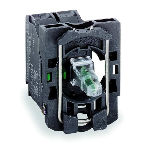 Módulo de lámpara y bloque de contacto de Schneider Electric, 22mm, 1 contacto normalmente abierto - ZB5AW0B61