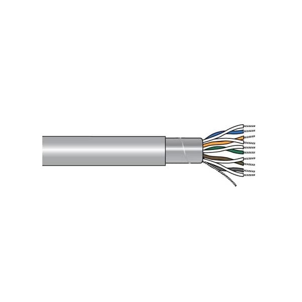Alpha Wire 24-3P STR TNC PVC FOIL SHD, PVC JKT CM 300V 75C, AWM 80C, 1000FT - 5473C SL001