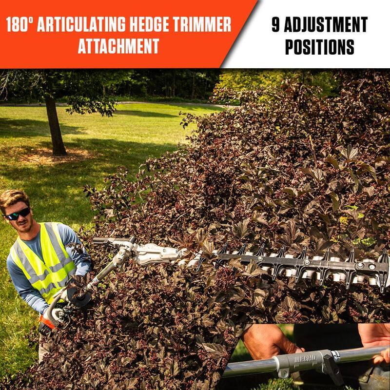 ECHO 21 in. Articulating Hedge Trimmer Attachment for ECHO Pro Attachment Series Gas or Battery PAS Power Head - 99944200596