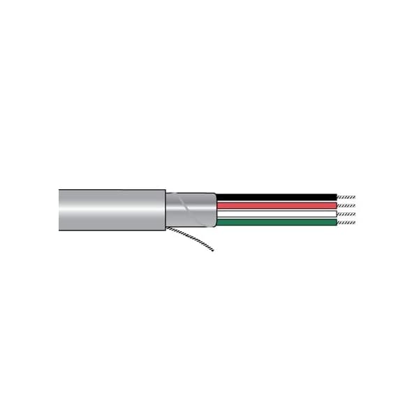Alpha Wire 22-2C STR TNC PVC FOIL SHD, PVC JKT CM 300V 75C, ROHS, 1000FT - 1292C SL001