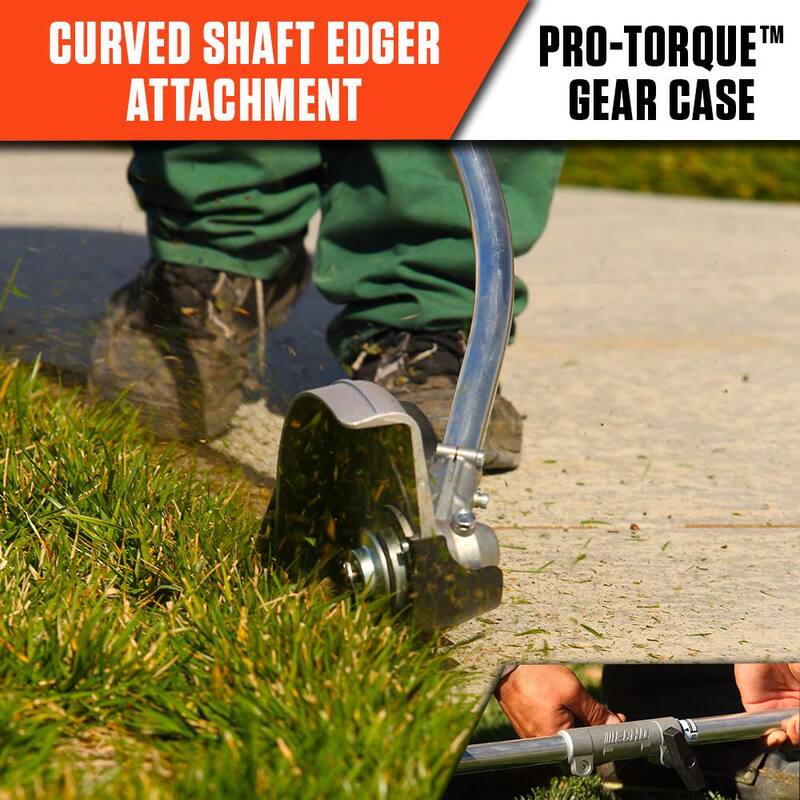 ECHO Curved Shaft Edger Attachment for ECHO Pro Attachment Series Gas or Battery PAS Power Head - 99944200470AB