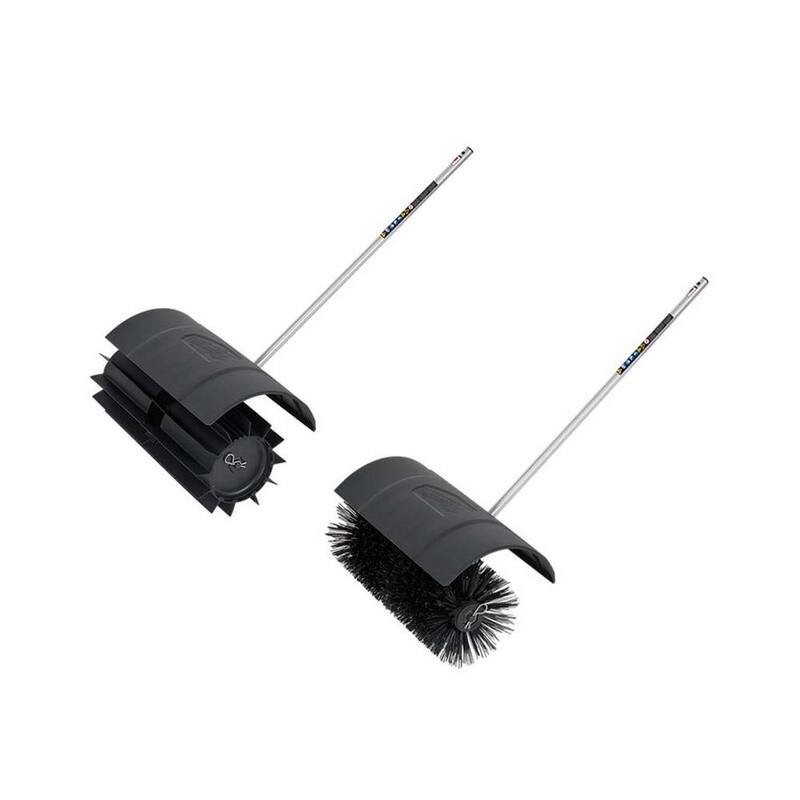 Milwaukee M18 FUEL QUIK-LOK Rubber Broom Attachment and M18 FUEL QUIK-LOK Bristle Brush Attachment (2-Tool) - 49-16-2740-49-16-2741