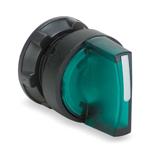 Interruptor selector Schneider Electric Illum, 3 posiciones, 22mm, verde - ZB5AK1733