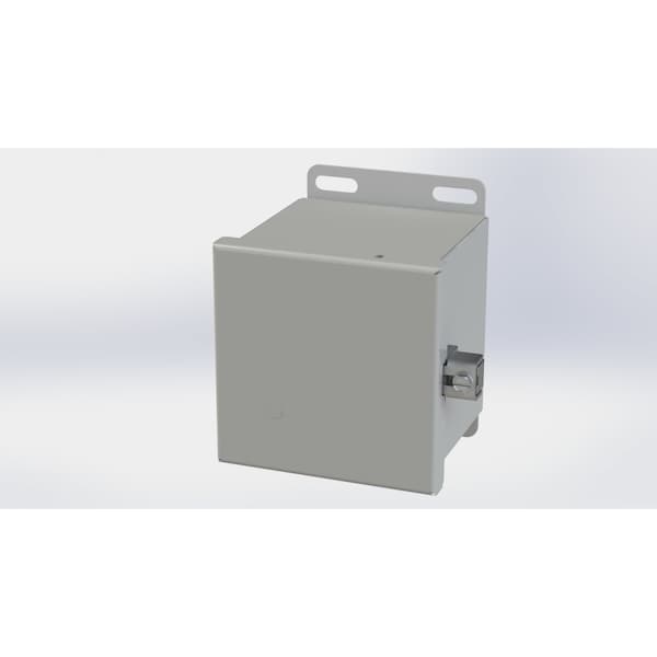 Saginaw Control & Engineering Carbon Steel Electrical Enclosures, 4.13 in H, 4 in D, 4 in W, NEMA 3R, 4, 12, 13, Hinged - SCE-4044CHNF