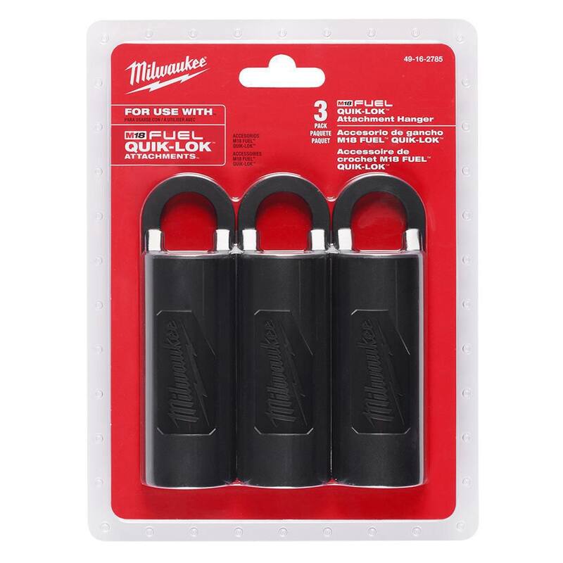 Milwaukee M18 FUEL QUIK-LOK Attachment Hook (3-Pack) - 49-16-2785