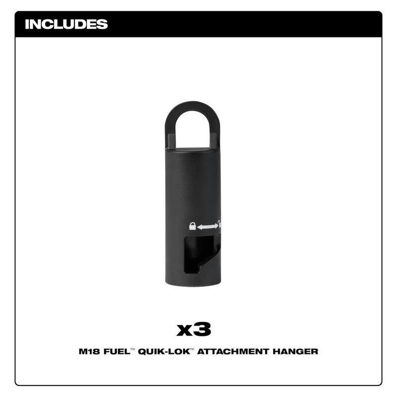 Milwaukee M18 FUEL QUIK-LOK Attachment Hook (3-Pack) - 49-16-2785