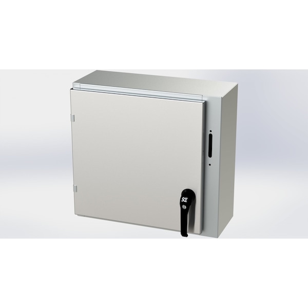 Saginaw Control & Engineering 304 Stainless Steel Electrical Enclosures, 20 in H, 8 in D, 21.38 in W, NEMA 3R, 4, 4X, 12, 13 - SCE-20XEL2108SSLP