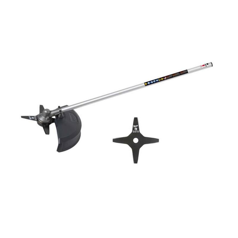Milwaukee M18 FUEL QUIK-LOK Brush Cutter Attachment with Extra Brush Cutter Blade - 49-16-2738-49-16-2757