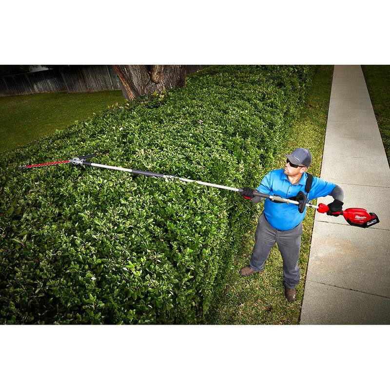 Milwaukee M18 FUEL QUIK-LOK 8 in. Edger Attachment and M18 FUEL QUIK-LOK Hedge Trimmer Attachment (2-Tool) - 49-16-2718-49-16-2719