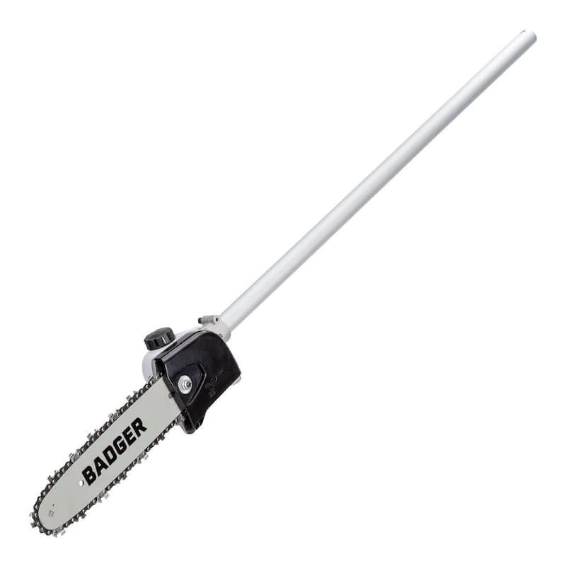 WILD BADGER POWER 10 in. Fixed Head Pole Saw (Fits Universal System Attachment Capable String Trimmers) - MFT26I-PS-FA