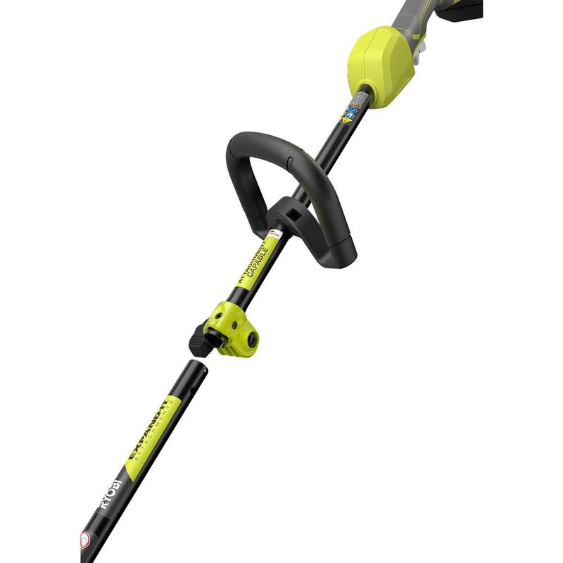 RYOBI 40V Expand-It Cordless Battery Attachment Capable Trimmer Power Head with 4.0 Ah Battery and Charger - RY40226