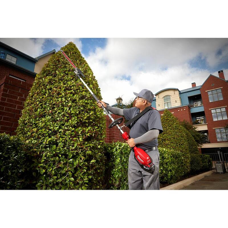Milwaukee M18 FUEL QUIK-LOK 10 in. Pole Saw Attachment and M18 FUEL QUIK-LOK Hedge Trimmer Attachment (2-Tool) - 49-16-2720-49-16-2719