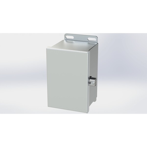 Saginaw Control & Engineering 316 Stainless Steel Electrical Enclosures, 6.13 in H, 4 in D, 4 in W, NEMA 3R, 4, 4X, 12, 13 - SCE-6044CHNFSS6