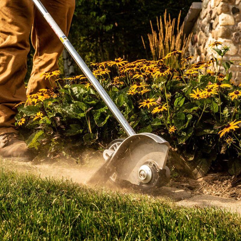 ECHO 7.75 in. Straight Shaft Edger Attachment to Convert Compatible Trimmers or Bed Redefiner to an Edger Lawn Tool - 99944230001