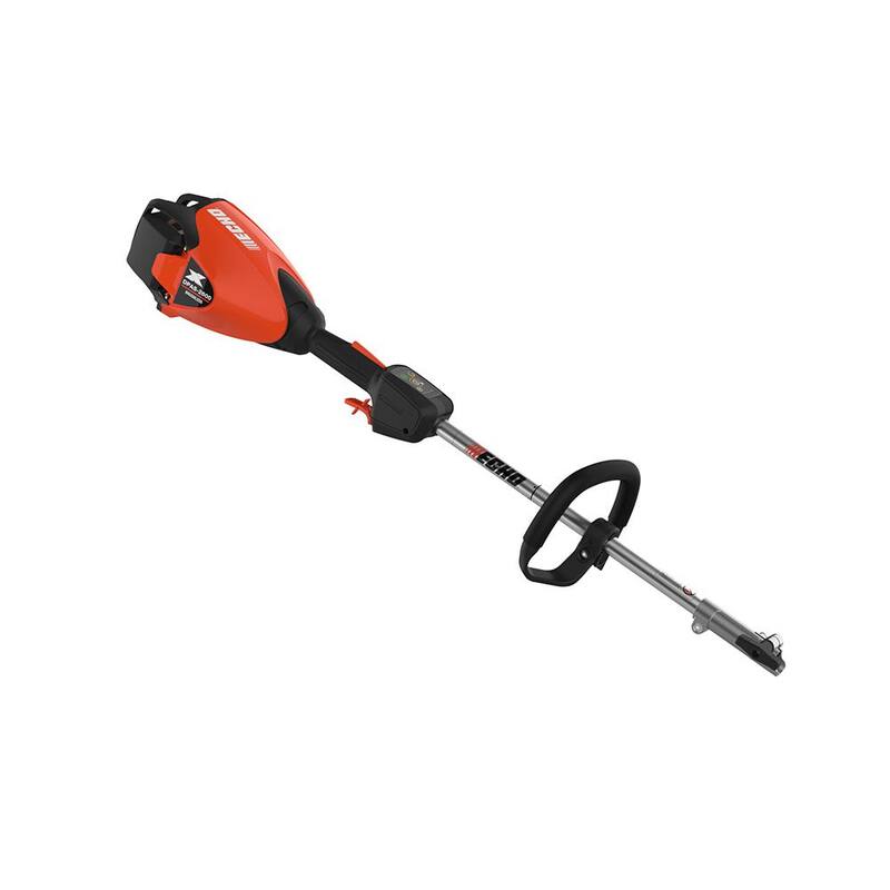 ECHO eFORCE 56-Volt X Series Brushless Cordless Battery Attachment Capable PAS Power Head w/ 5.0Ah Battery and Rapid Charger - DPAS-2600R2