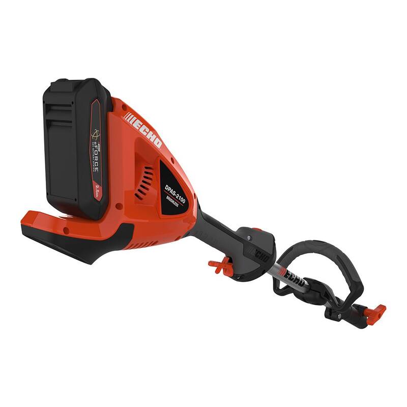 ECHO eFORCE 56V Brushless Cordless Battery Attachment Capable PAS Power Head with 2.5Ah Battery and Charger - DPAS-2100C1