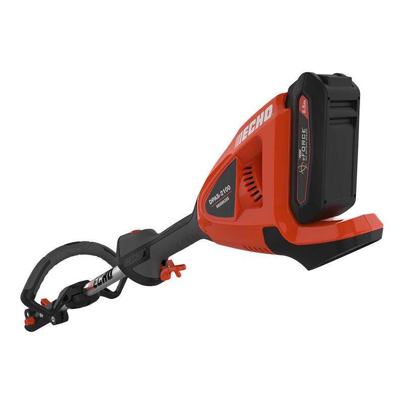 ECHO eFORCE 56V Brushless Cordless Battery Attachment Capable PAS Power Head with 2.5Ah Battery and Charger - DPAS-2100C1