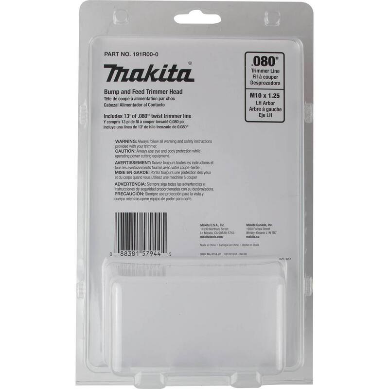 Makita Rapid Load Bump & Feed Trimmer Head - 191R00-0