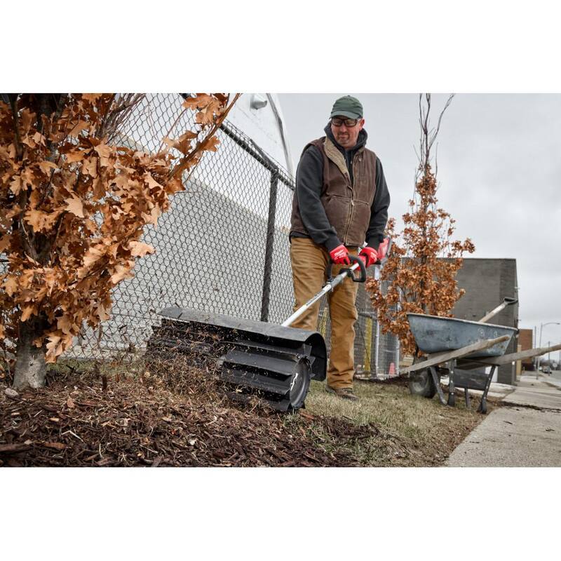 Milwaukee M18 FUEL QUIK-LOK 10 in. Pole Saw Attachment and M18 FUEL QUIK-LOK Rubber Broom Attachment (2-Tool) - 49-16-2720-49-16-2740