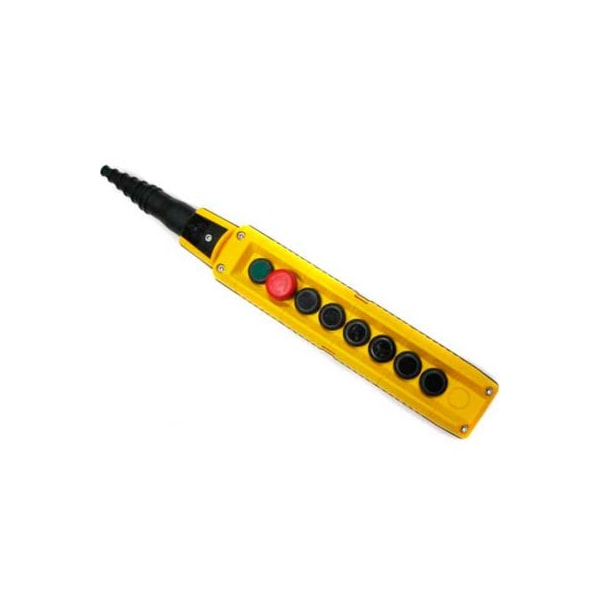 Controles de resorte Co T.E.R., MIKE Pendiente, 8 botones, amarillo, botones de 1 velocidad - F70BY12060000001