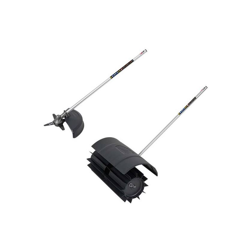 Milwaukee M18 FUEL QUIK-LOK Brush Cutter Attachment and M18 FUEL QUIK-LOK Rubber Broom Attachment (2-Tool) - 49-16-2738-49-16-2740