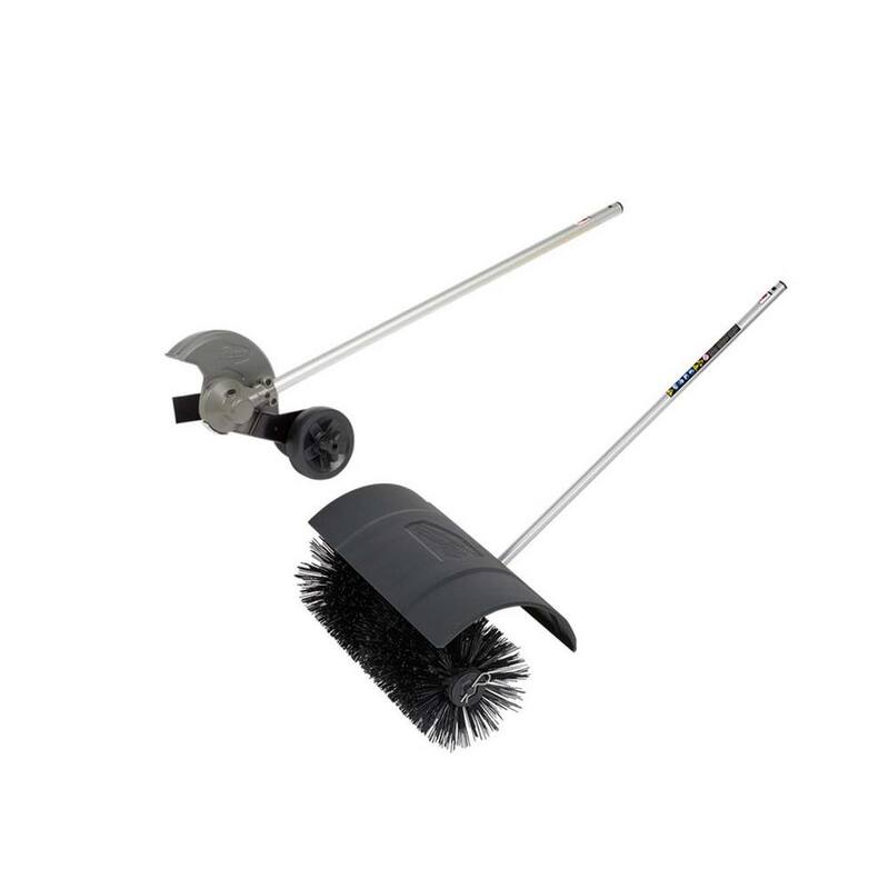 Milwaukee M18 FUEL QUIK-LOK 8 in. Edger Attachment and M18 FUEL QUIK-LOK Bristle Brush Attachment (2-Tool) - 49-16-2718-49-16-2741