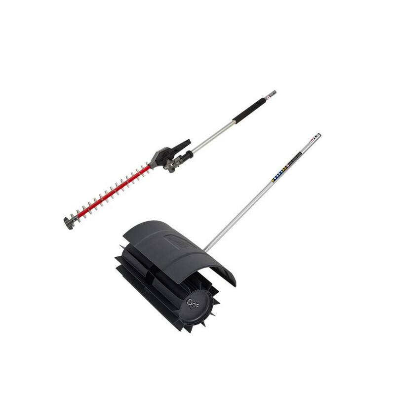 Milwaukee M18 FUEL QUIK-LOK Articulating Hedge Trimmer Attachment and M18 FUEL QUIK-LOK Rubber Broom Attachment (2-Tool) - 49-16-2719-49-16-2740